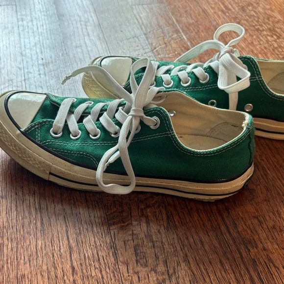 Converse Green Athletic Shoes - Picture 5 of 6